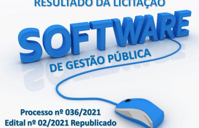 Resultado da Licitação - Locação de Software de Gestão Pública