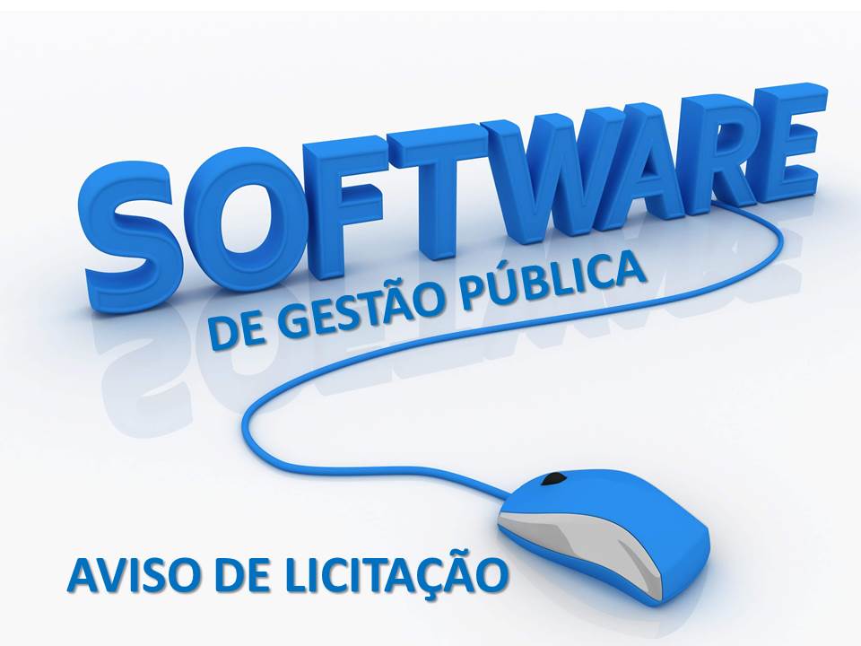 aviso de licitacao software