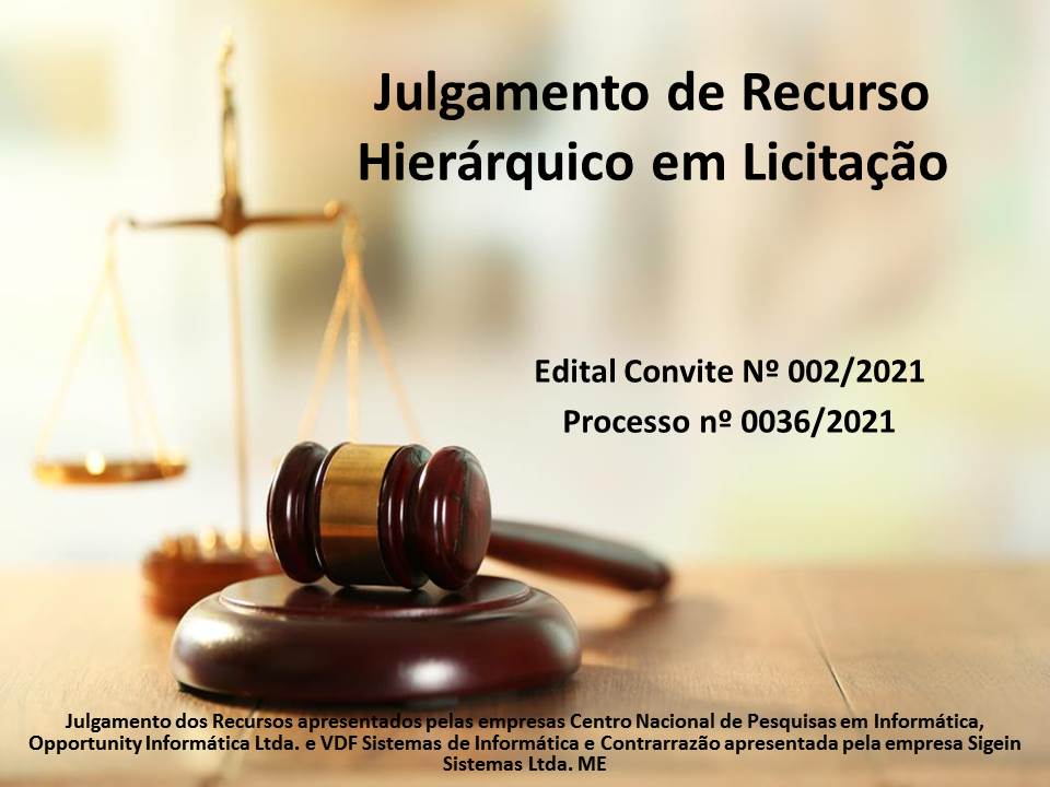 julgamento de recurso